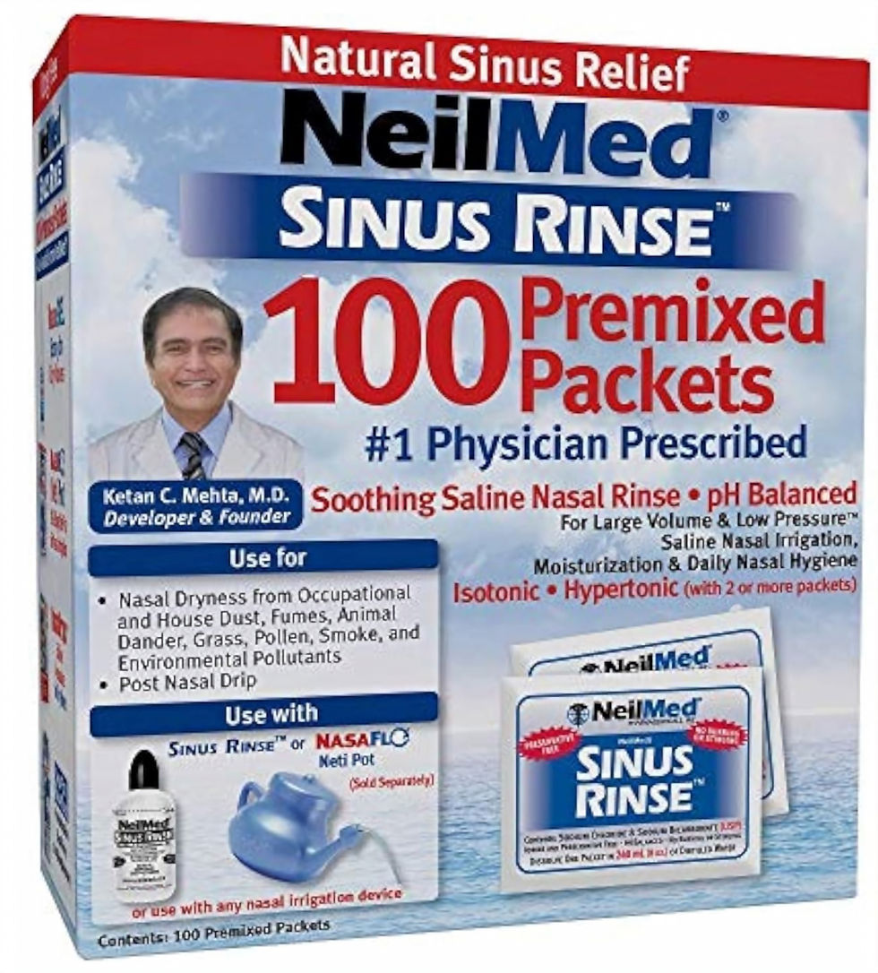NEILMED SINUS RINSE REFILL 100'S