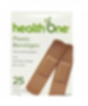 H ONE PLASTIC STRIP BANDAGES BOX S 25'
