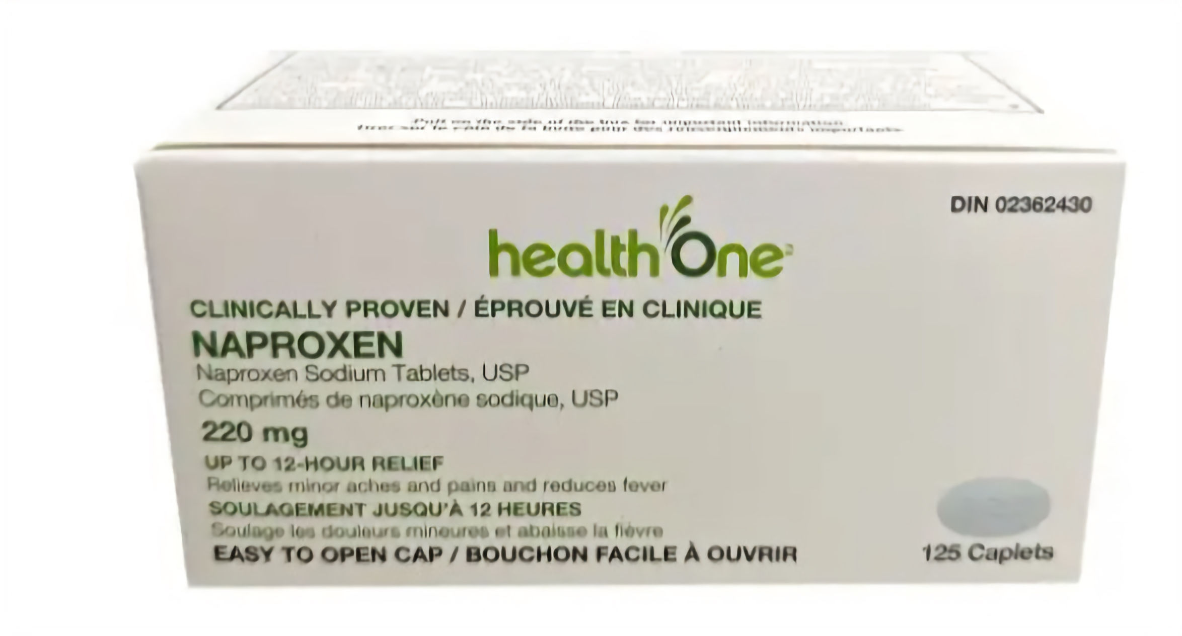 H ONE NAPROXEN 220MG EZOPN CAPS125'S