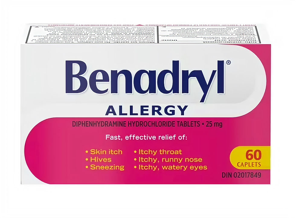 BENADRYL CAPS 25MG 60'S