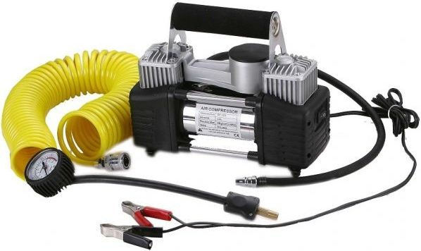 Thumbnail: 12V 150PSI 2 Cylinder Heavy Duty Car Air Compressor Tyre Inflator Pump