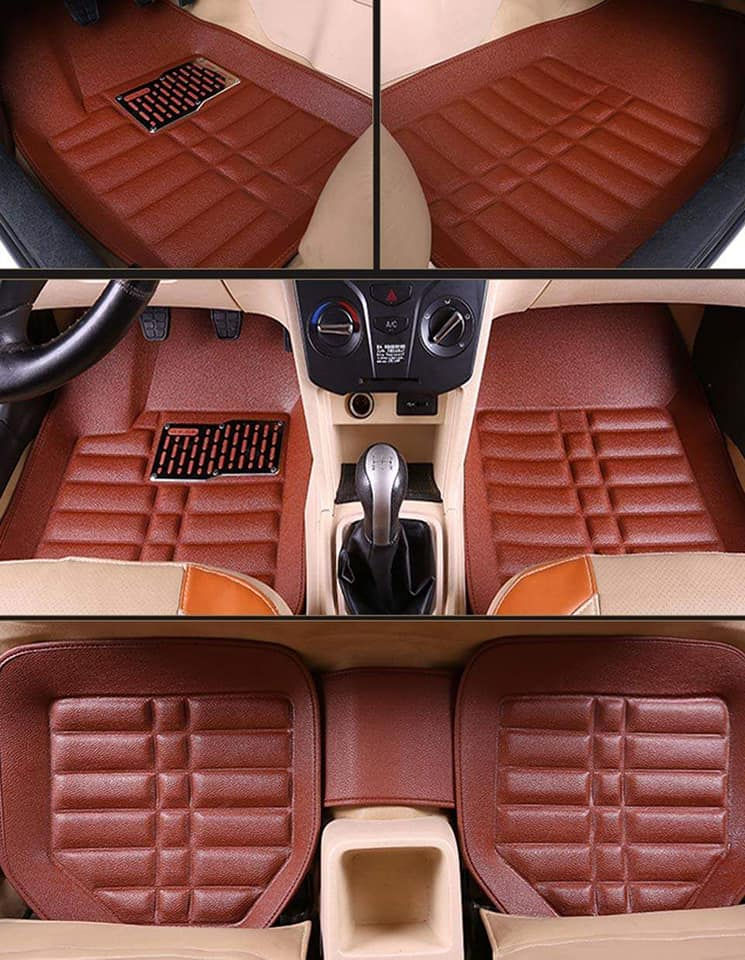 Thumbnail: All Weather Waterproof Synthetic Leather Car Floor Mats