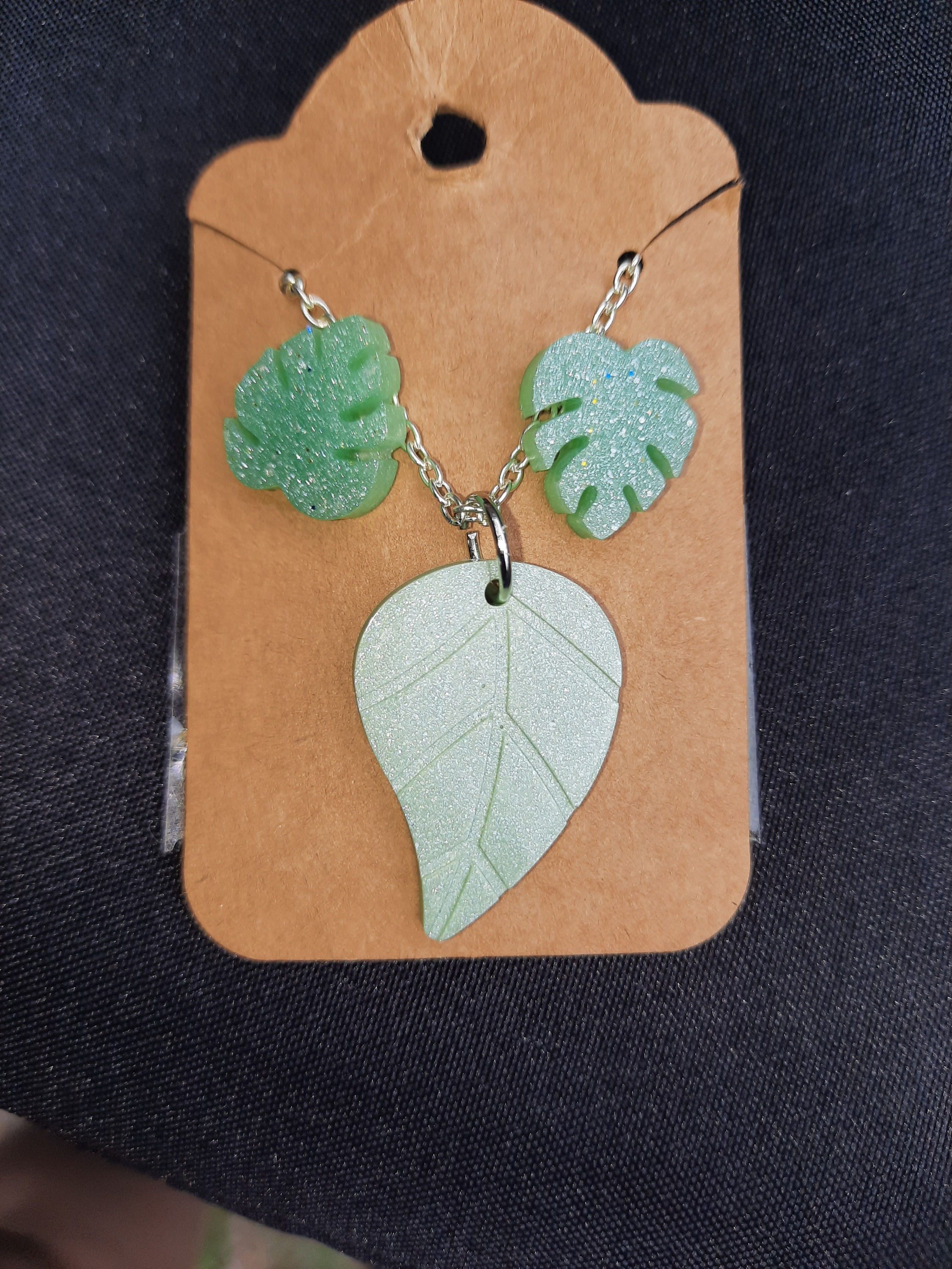 Green Leaves Matching Set