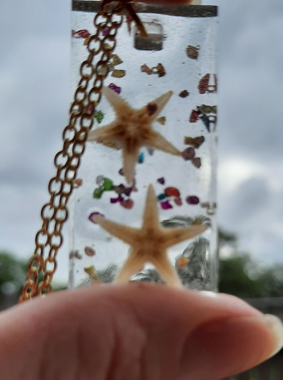 Thumbnail: Sea Star Party Resin Necklace