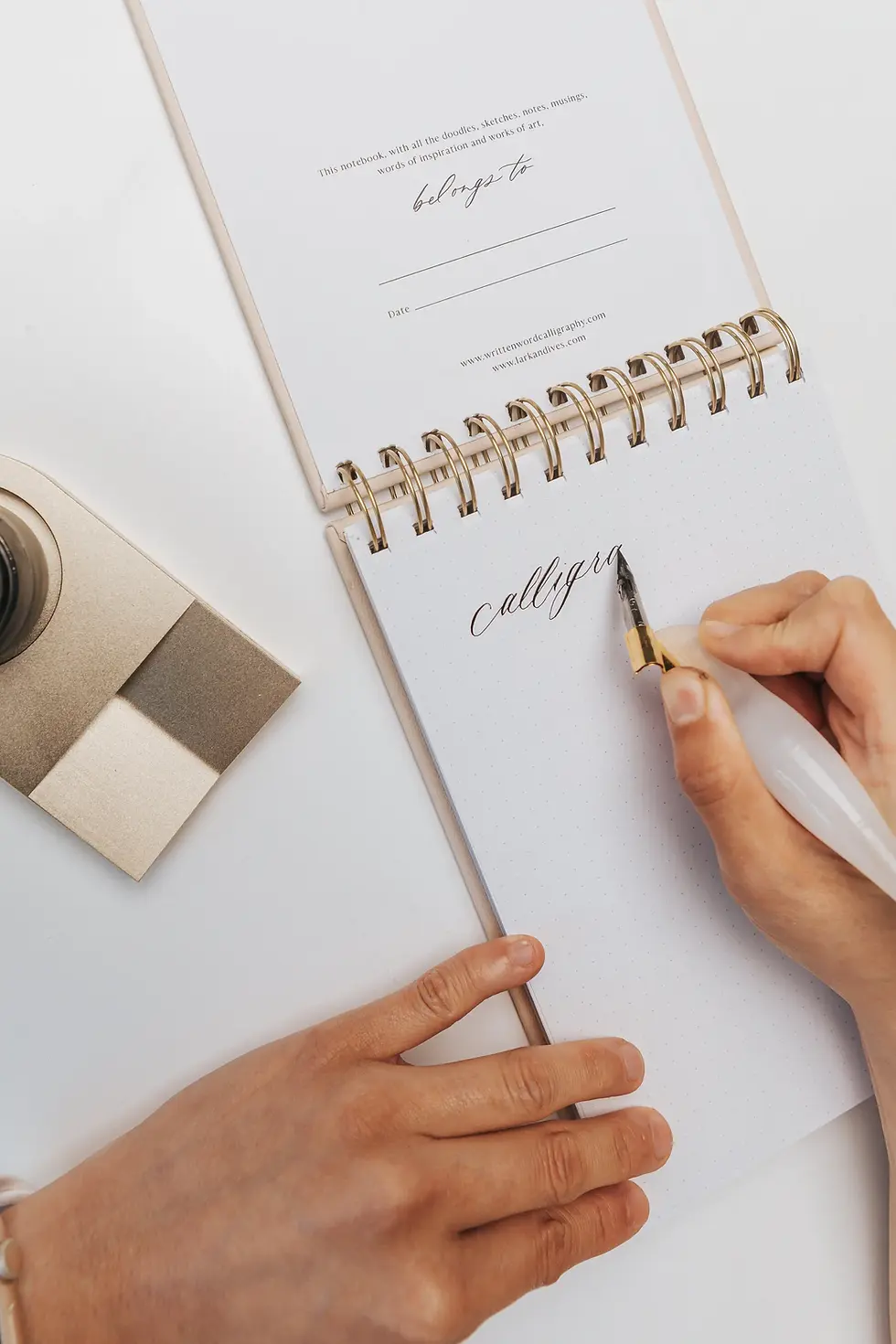 Thumbnail: Written Word | A5 Vegan Leather Bullet Journal | Dot Grid Notebook