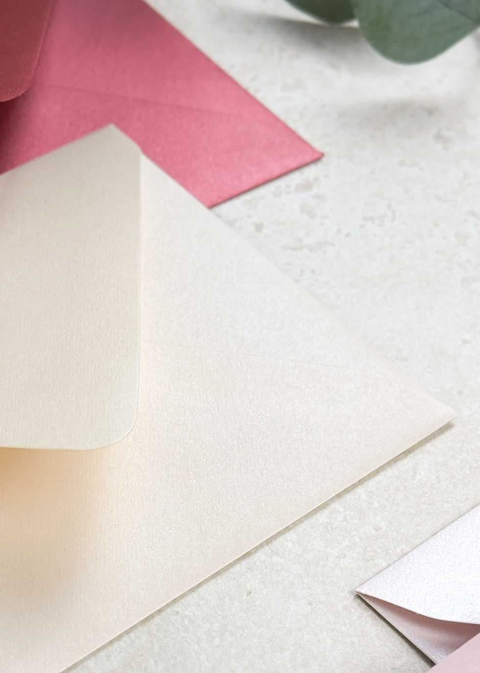 Thumbnail: Metallic Envelopes | Red/Blush | A7 Invitation | Set of 8