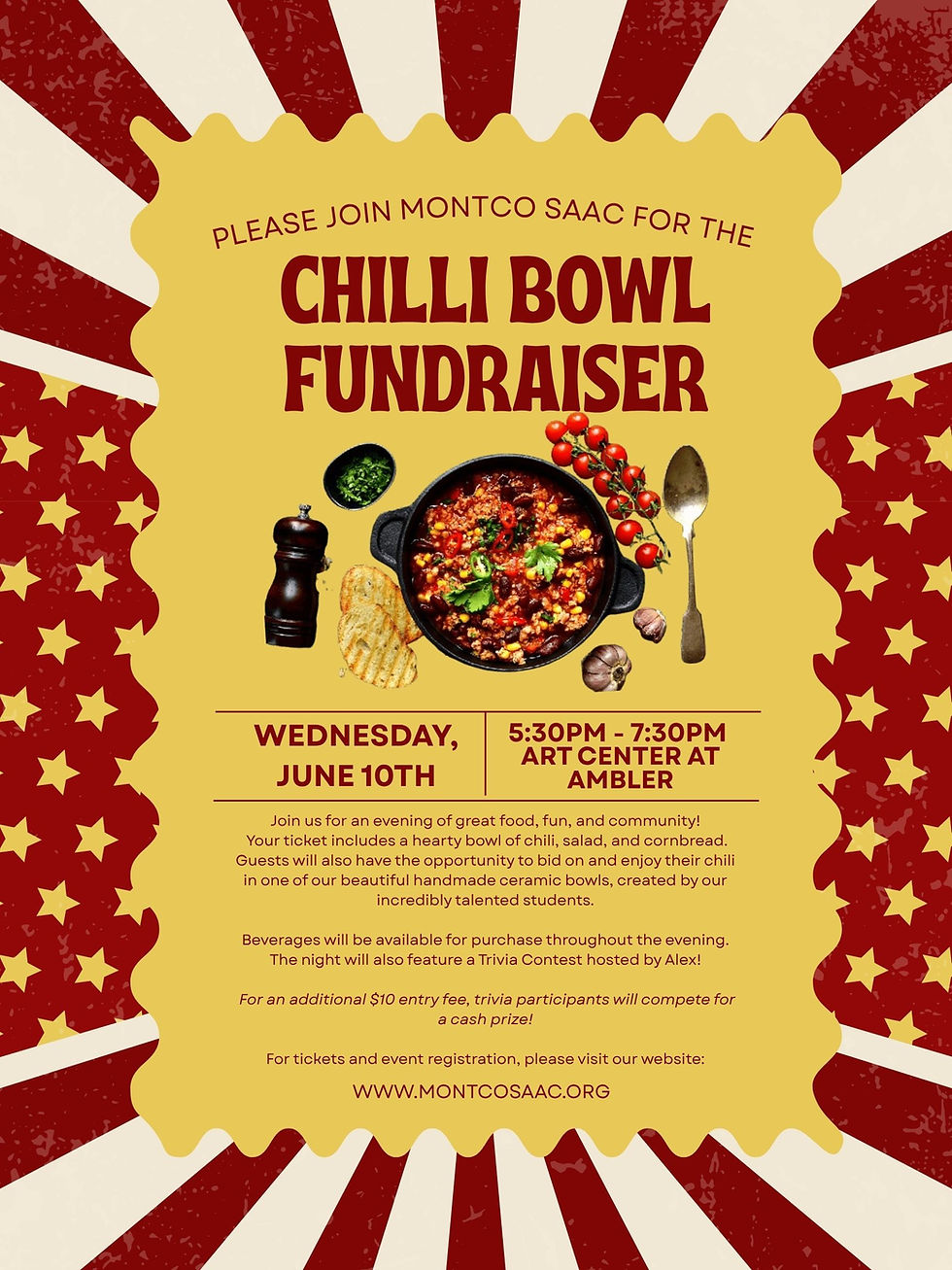 Join Us for the Chili Bowl Fundraiser!