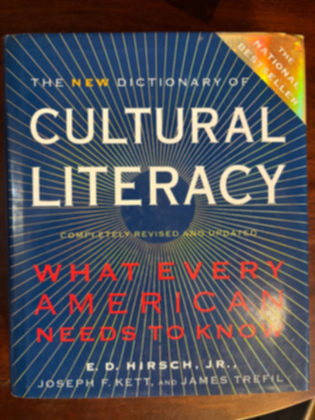 The New Dictionary Cultural Literacy