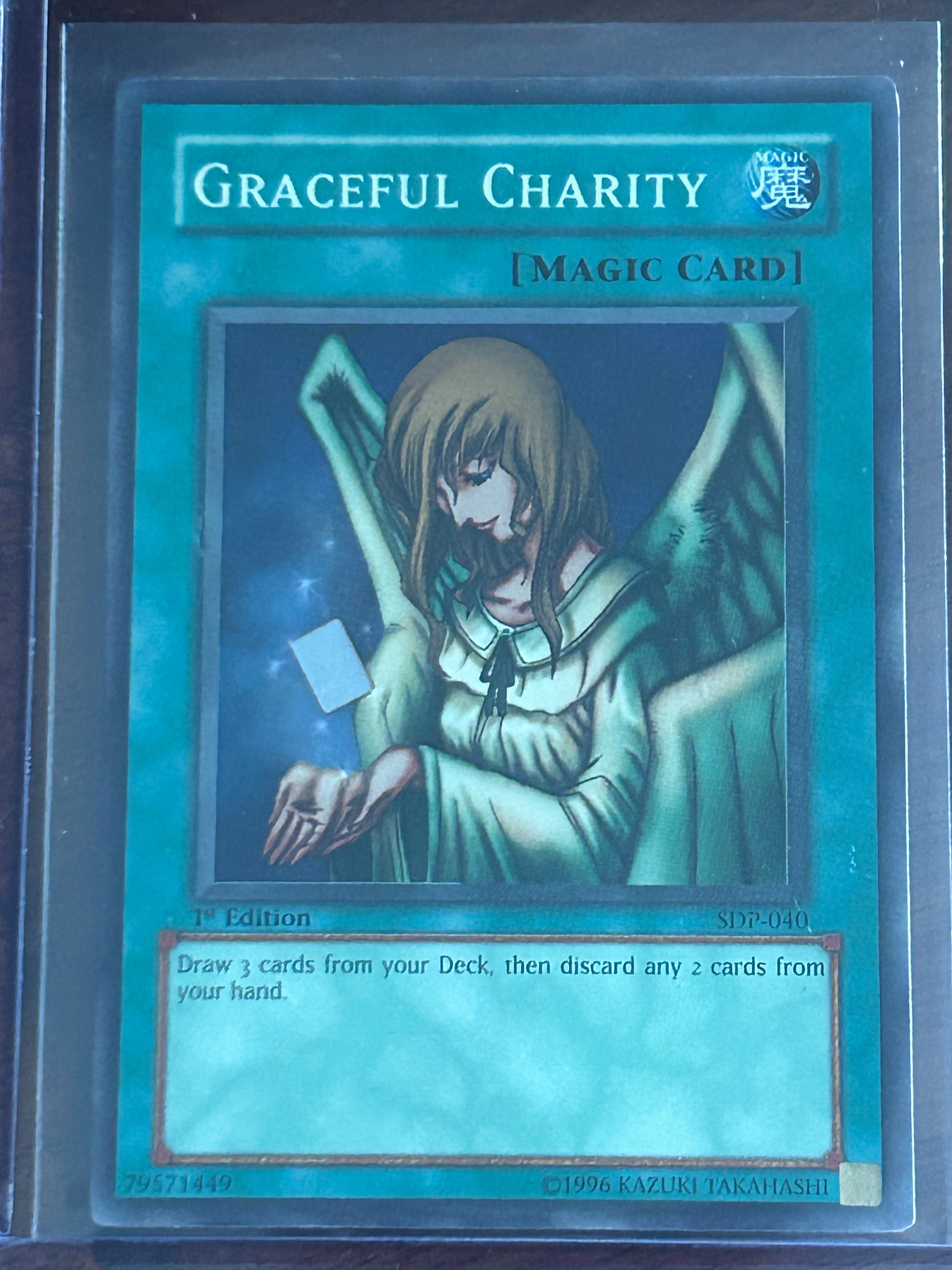 Yu-Gi-Oh! Holographic 1st Edition Graceful Charity
