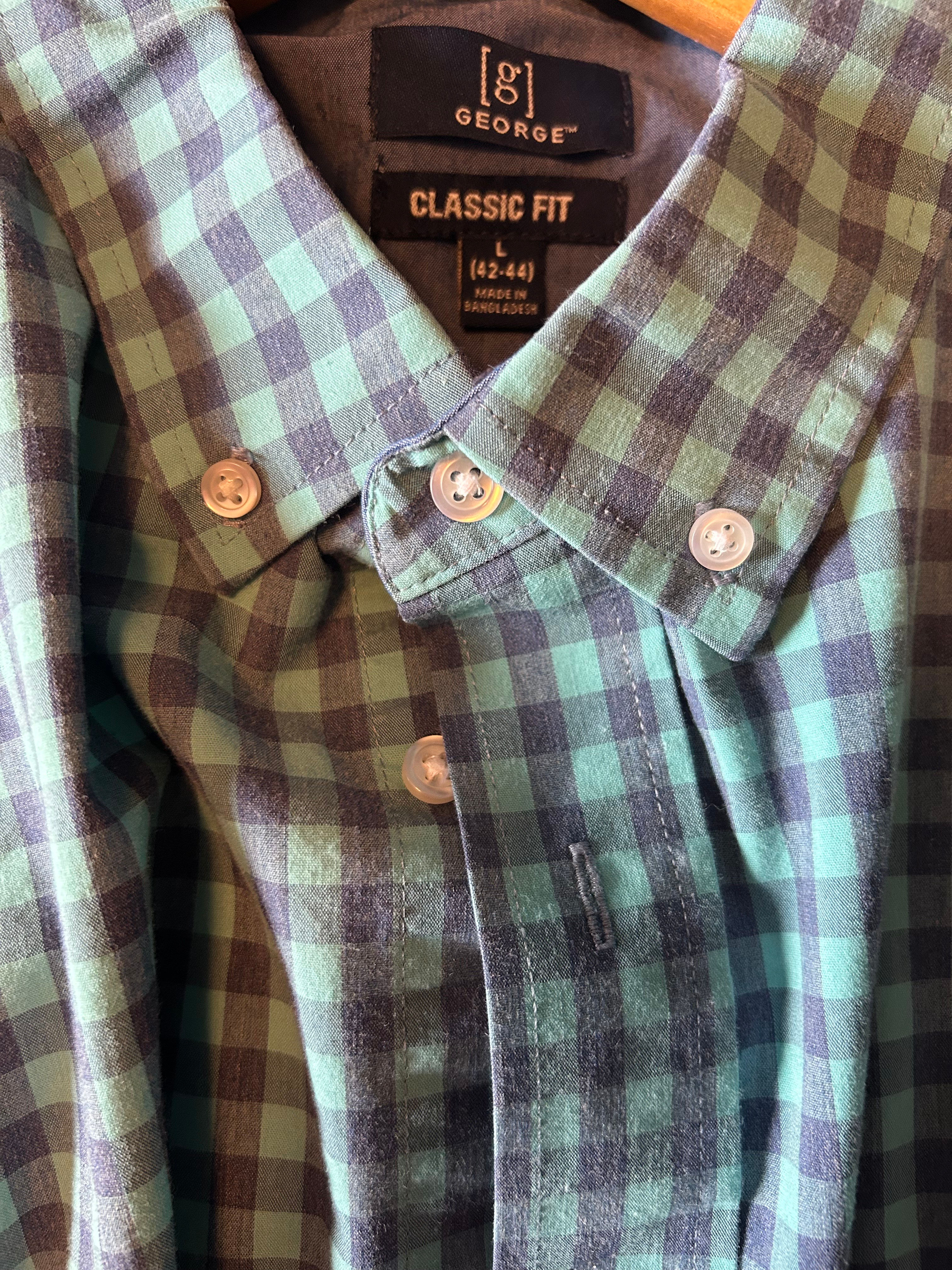 George Button Down Long Sleeve L