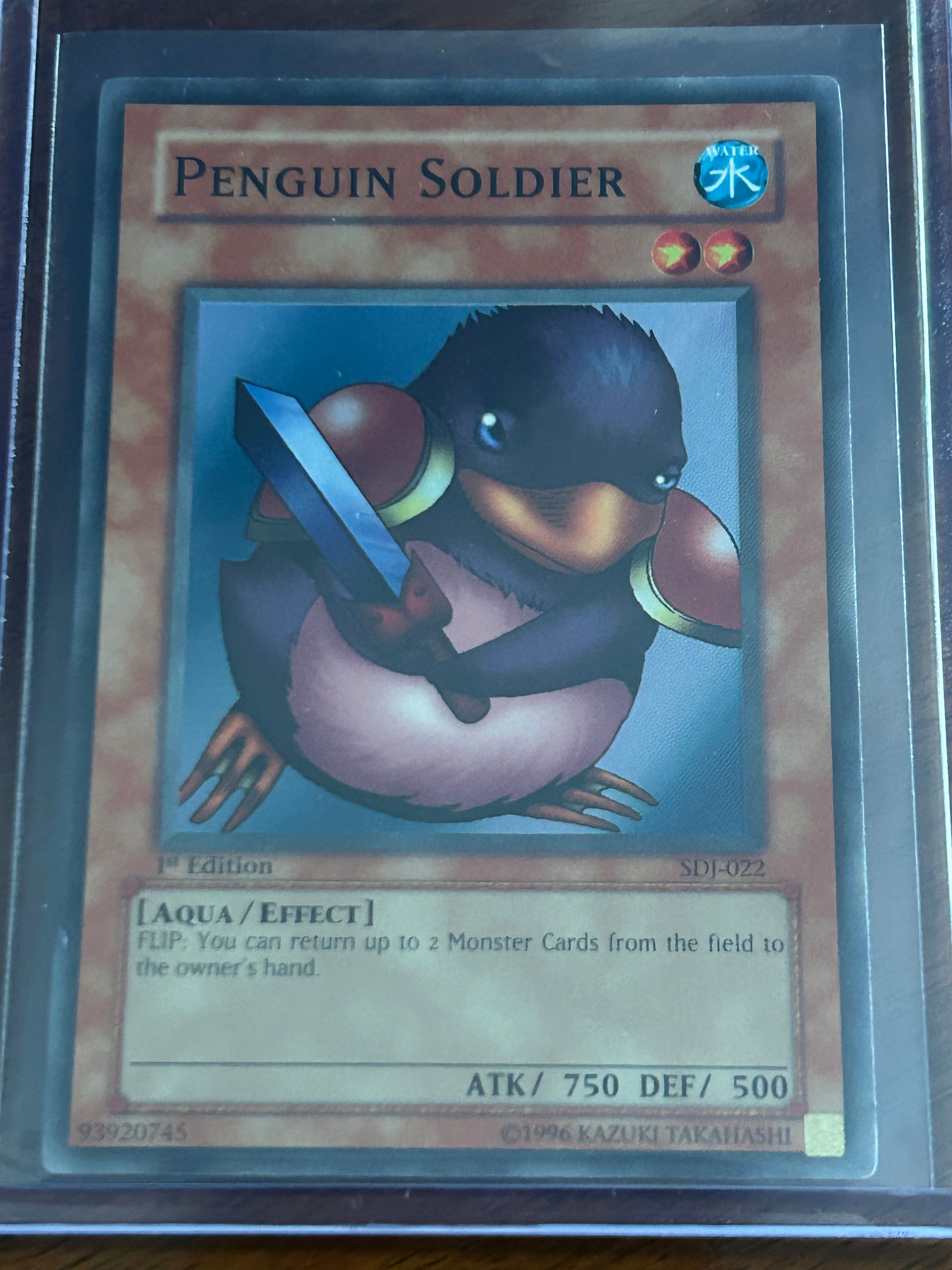 Yu-Gi-Oh! Holographic 1st Edition Penguin Soldier