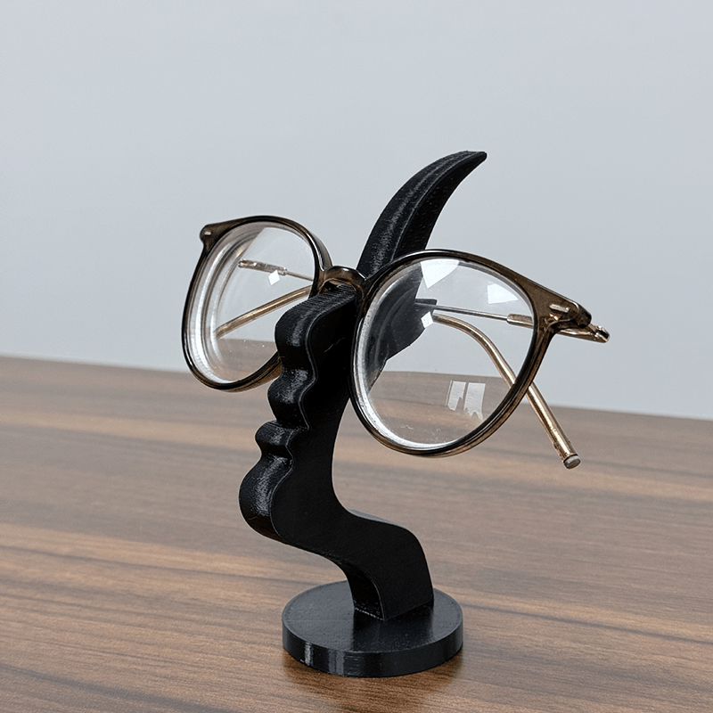 Thumbnail: Suporte para Óculos Minimalista – Escultura Decorativa em Formato de Rosto