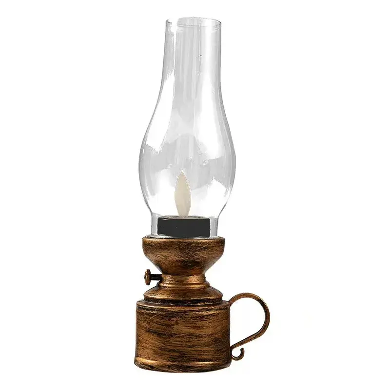 Thumbnail: Lanterna Vintage com Design Retrô, Lâmpada a Óleo Suspensa de LED