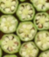 Okra soup and Fufu