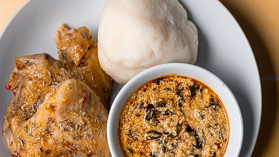 Egusi soup and Fufu