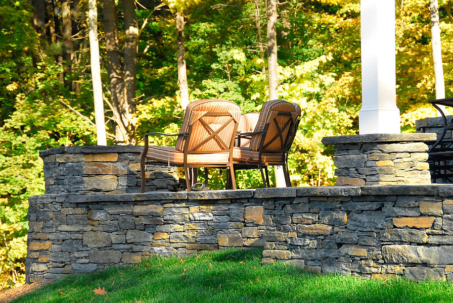 Ashfield Stone wall and fire pit
