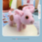 Thumbnail: Needle-Felted Pig pattern, needle felting tutorial, digital PDF download