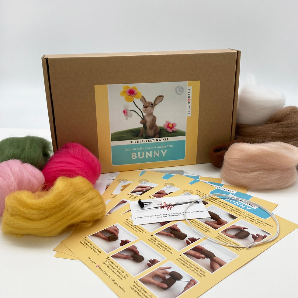 Thumbnail: Needle Felting Kit - Easter Bunny.