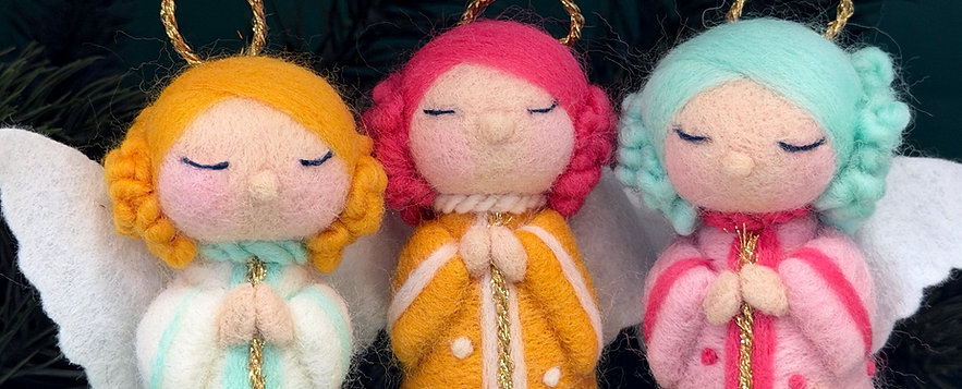 Needle Felting Kit, Angels