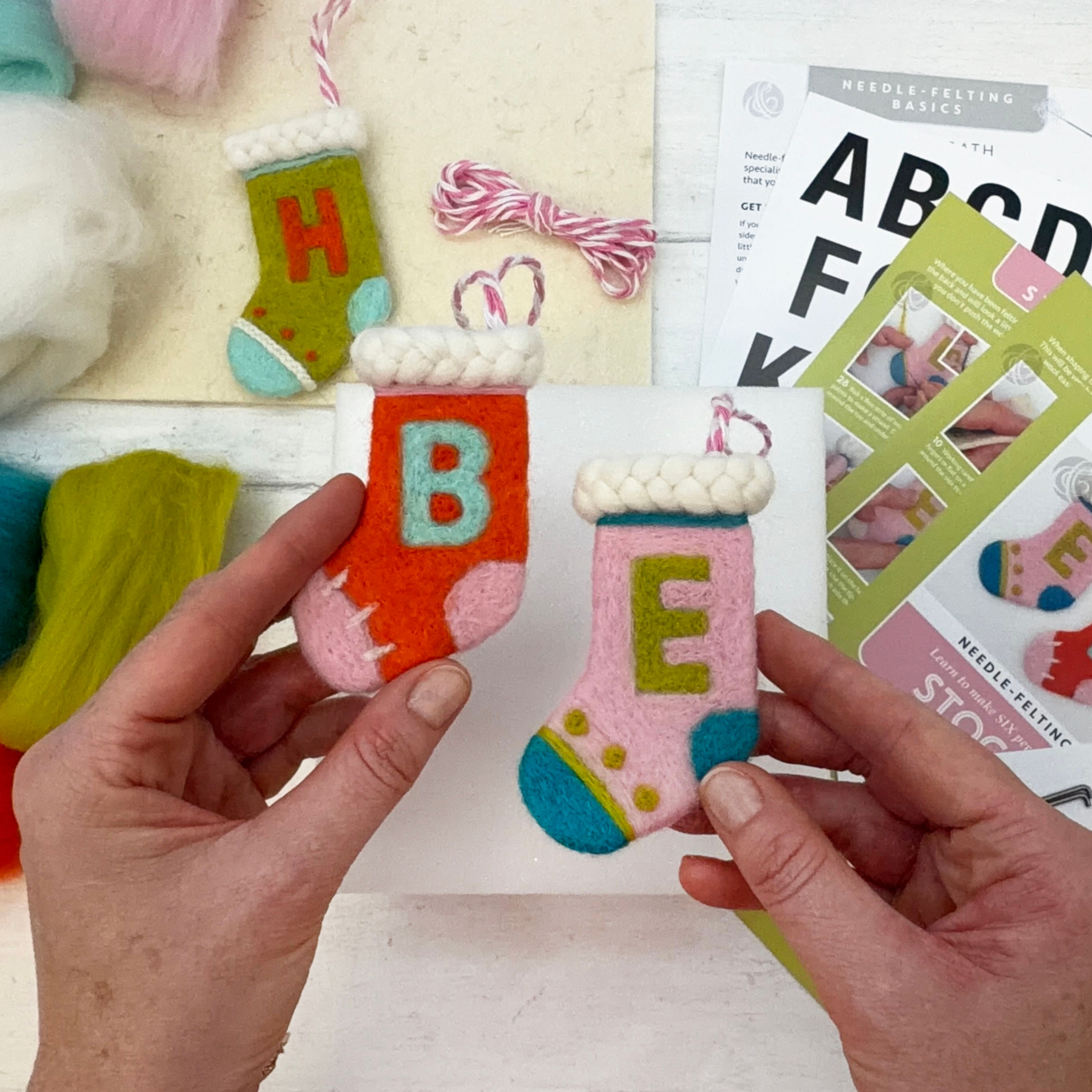 Needle Felting Kit, Stockings