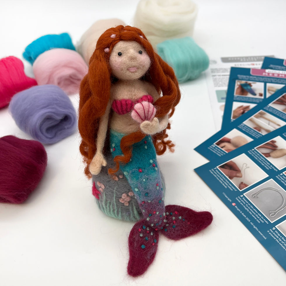 Thumbnail: Needle Felting Kit Mermaid