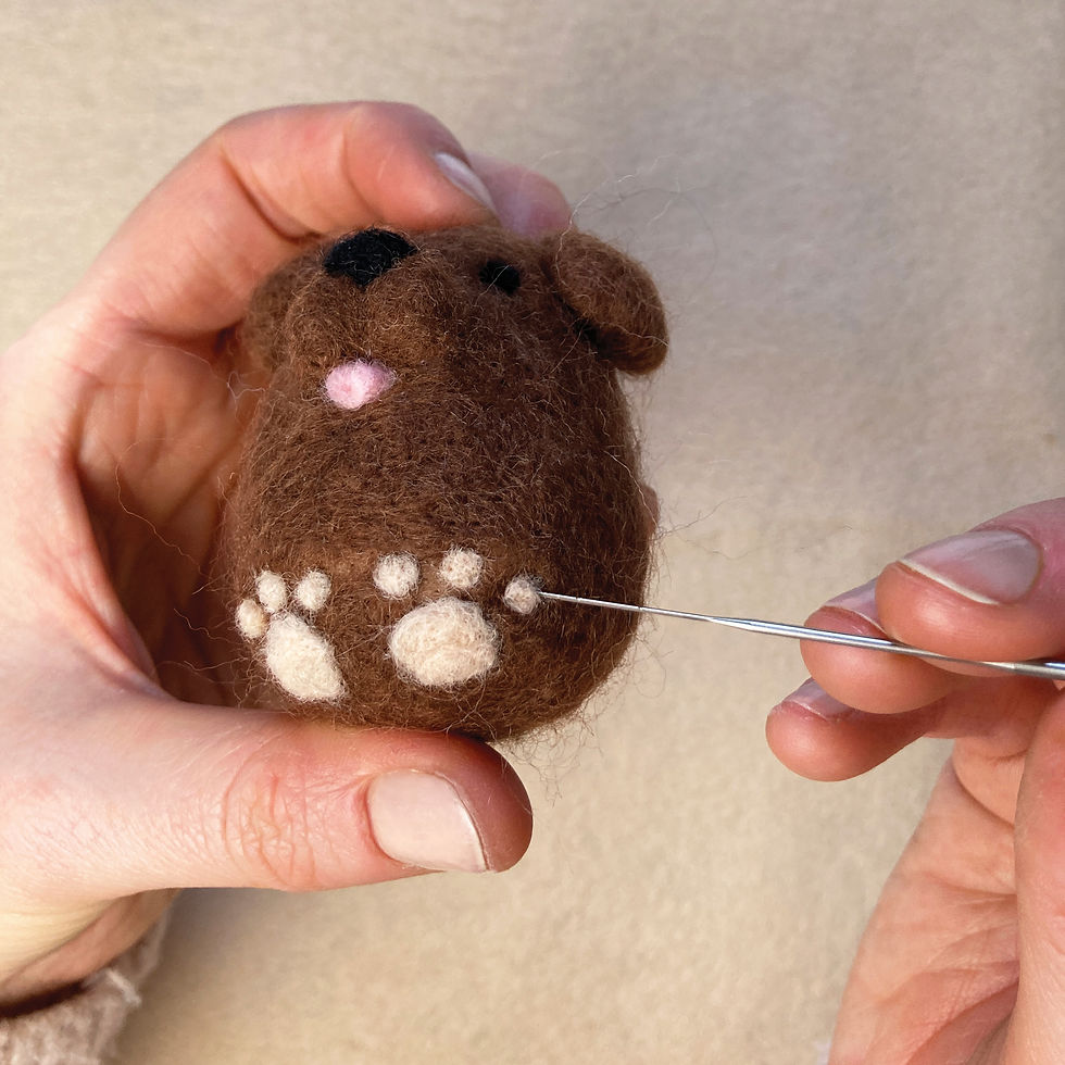 Thumbnail: Needle Felting Kit - Mini Pets - Dog, Cat and Pig