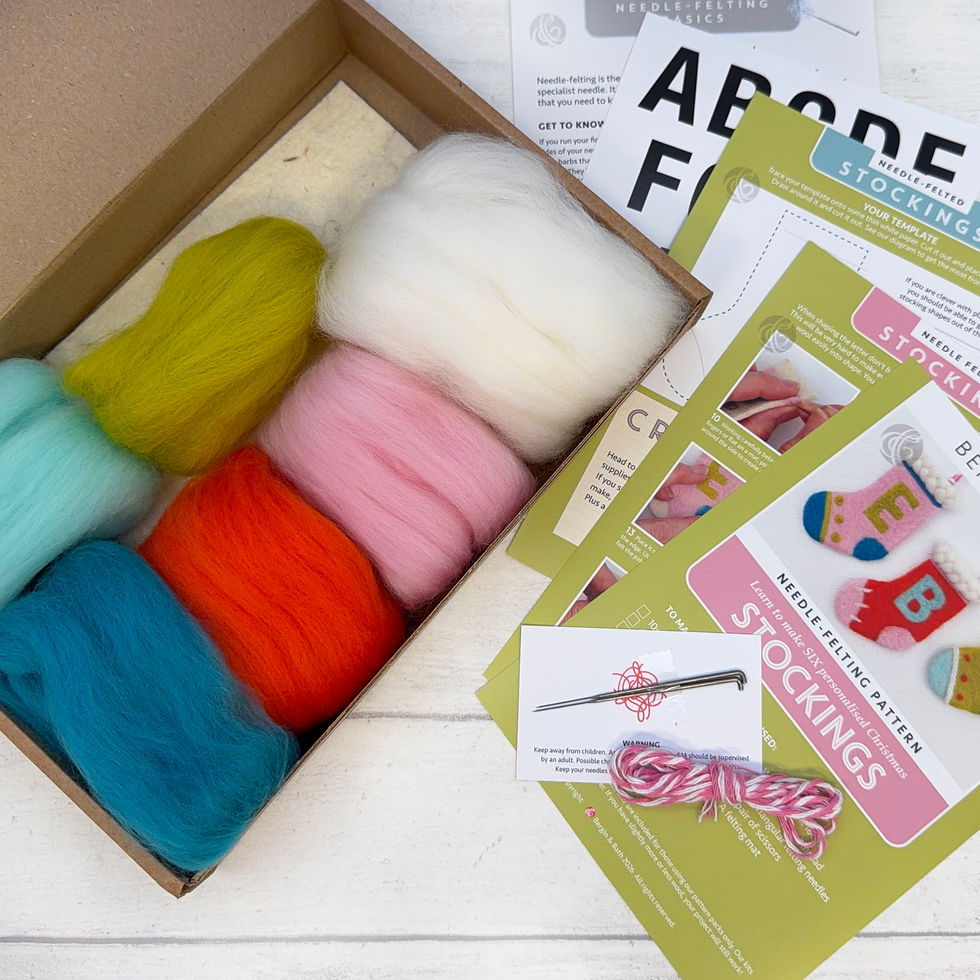 Thumbnail: Needle Felting Kit, Stockings