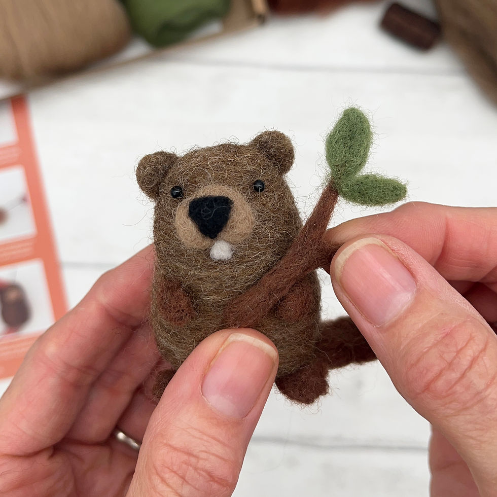 Thumbnail: Needle Felting Kit Beavers