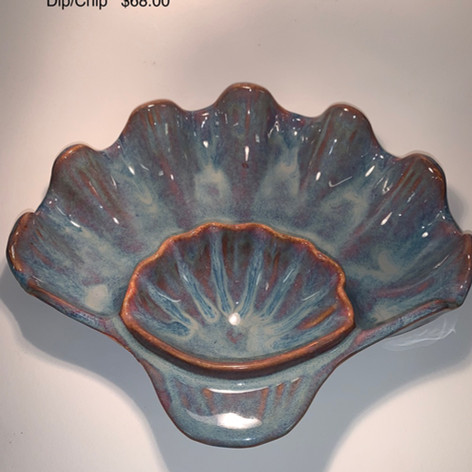 Chips & Dip Dish - Shell
