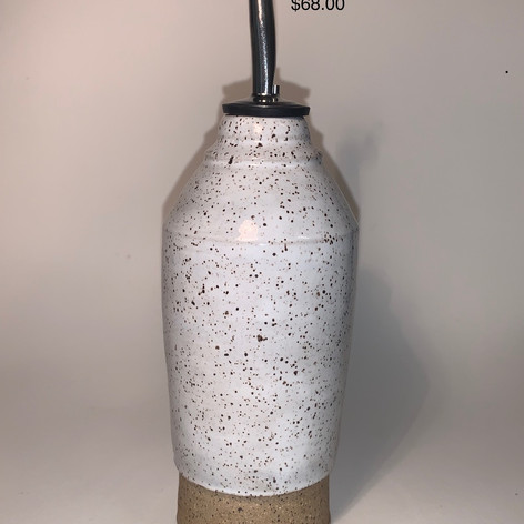 Olive Oil Bottle - White
