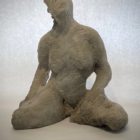 BULLJEANNE #4 | RAKU CLAY | 16"H x 12"W x 10"D