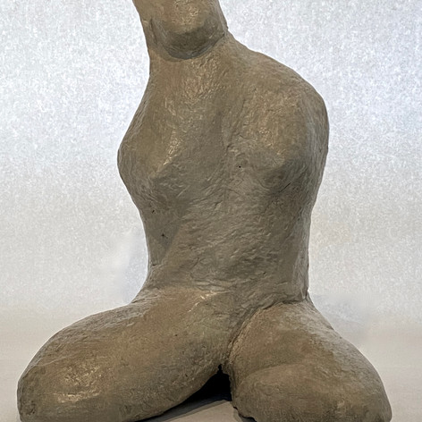 BULLJEANNE #5 | RAKU CLAY | 15"H x 12"W x 10"D