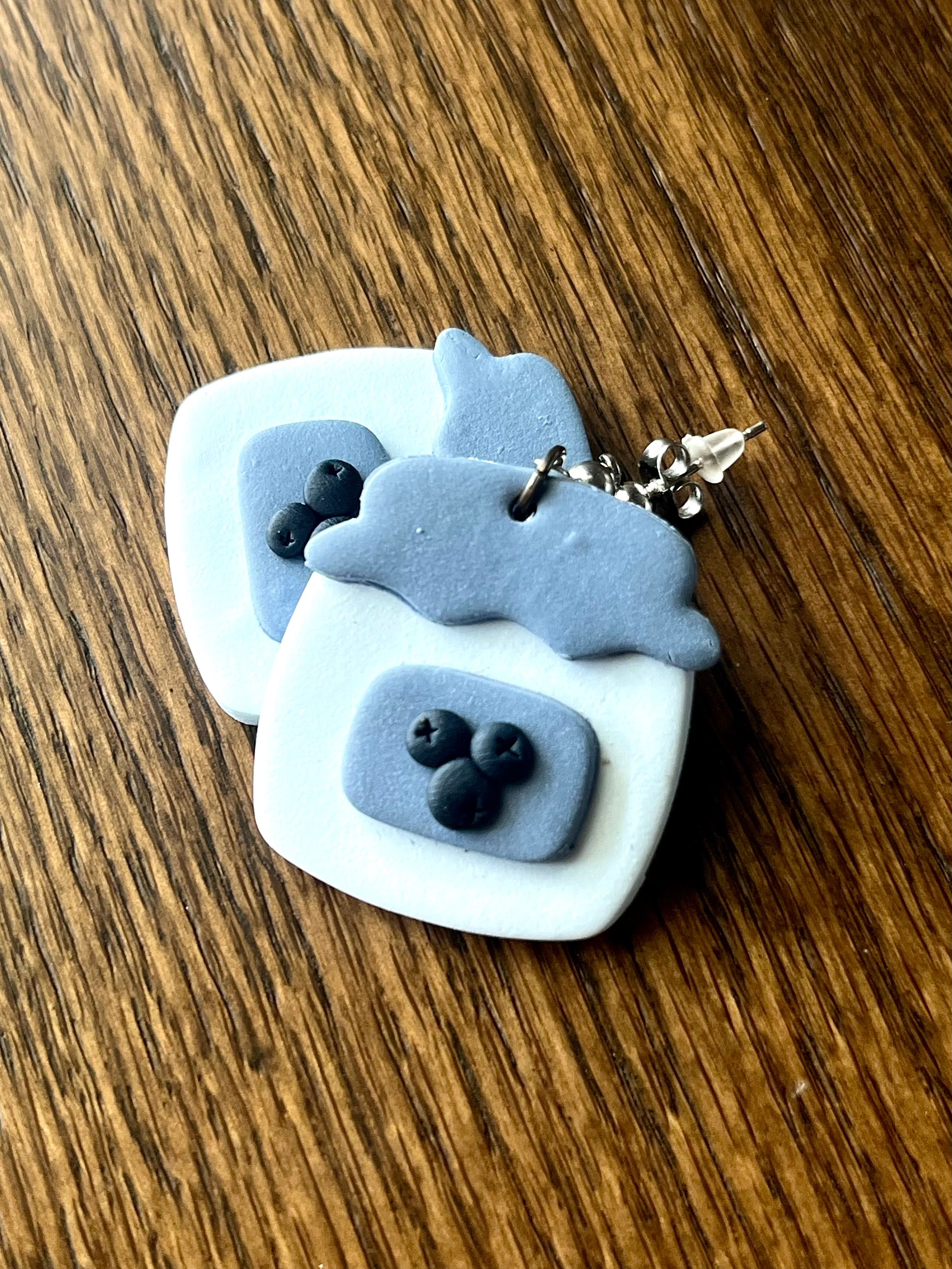 Blueberry Jam Statement Earrings