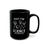 Thumbnail: Black ceramic mug featuring outline of root vegetables with text of nutrition pun that reads "Root for Science #factsnotfear"