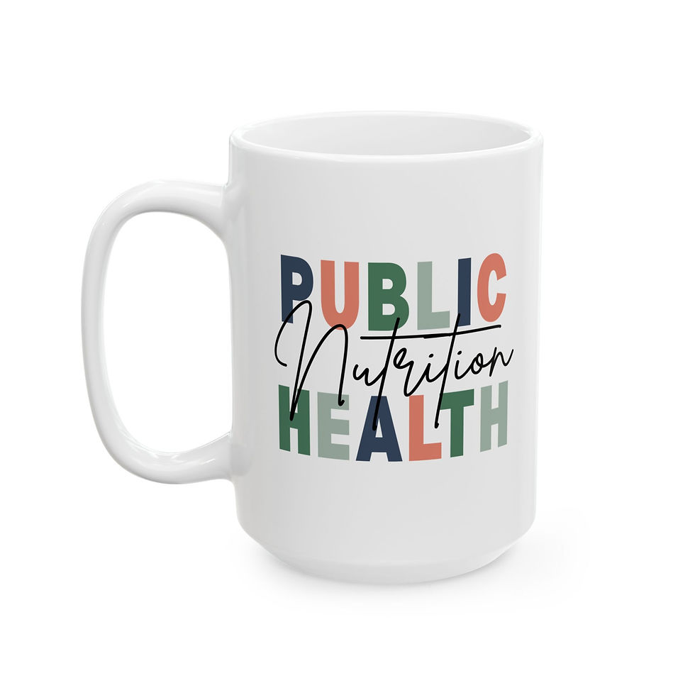Thumbnail: Public Health Nutrition Ceramic Mug, (11oz, 15oz)