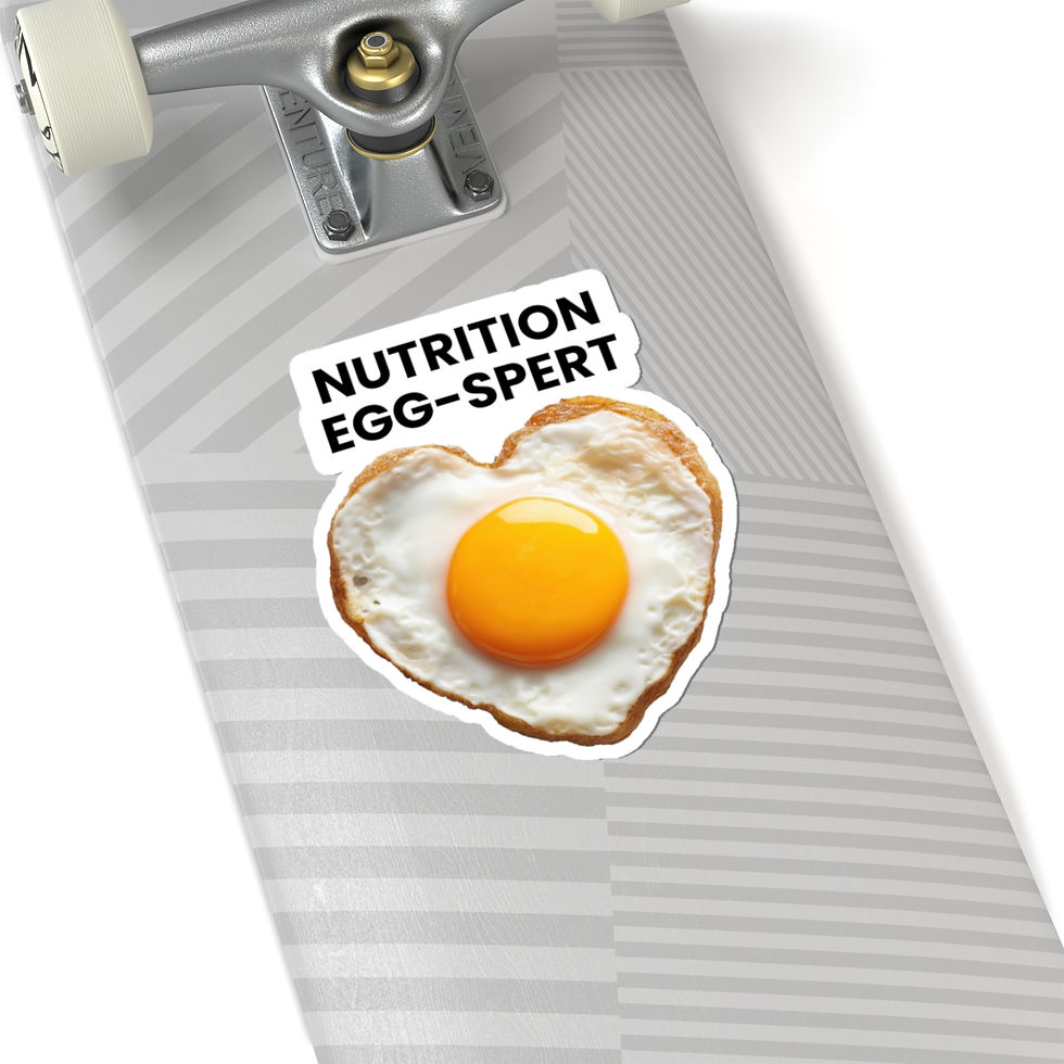 Thumbnail: Nutrition Egg-spert Food Pun Sticker for Dietitians