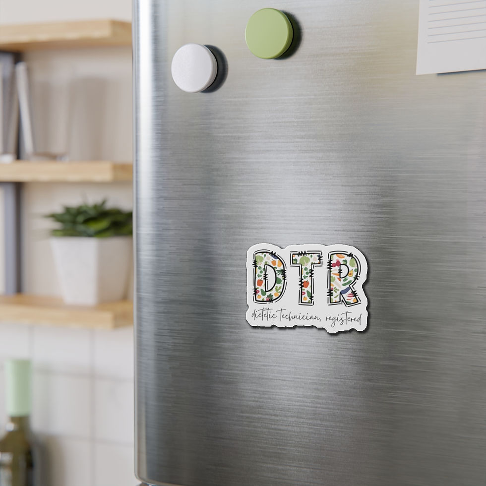 Thumbnail: Dietetic Technician, Registered Die-Cut Magnet
