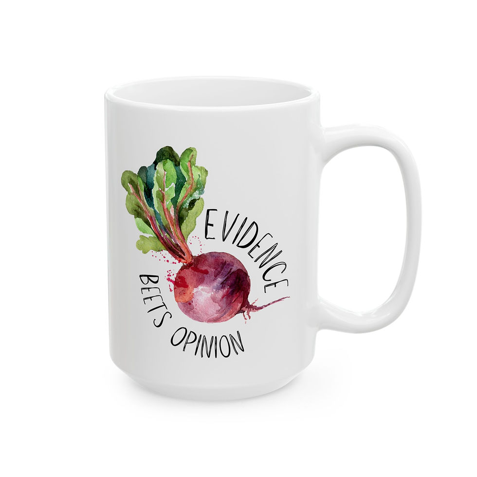 Thumbnail: Evidence Beets Opinion Ceramic Mug, (11oz, 15oz)