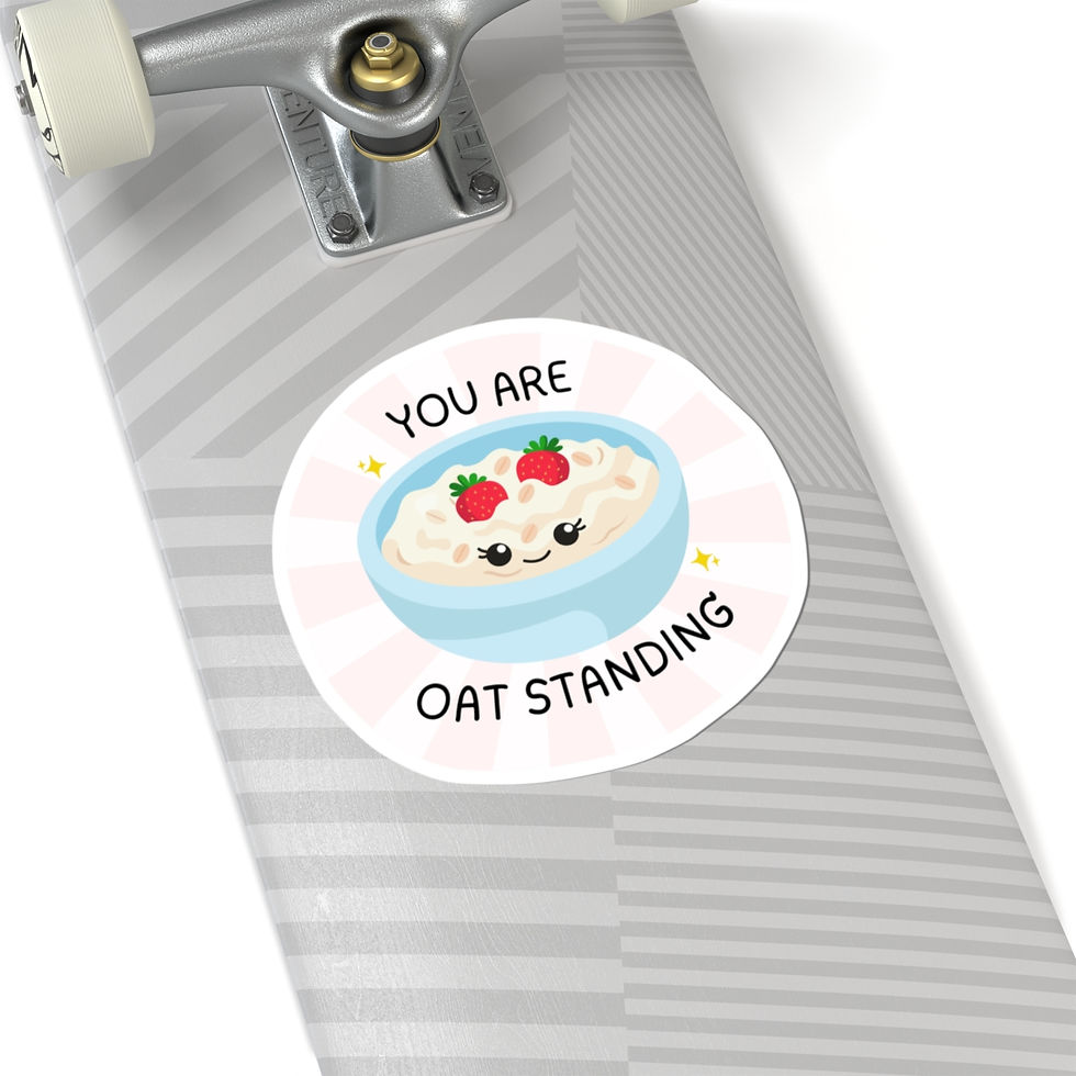 Thumbnail: Smiling bowl of oatmeal with text that reads "You are oat standing"