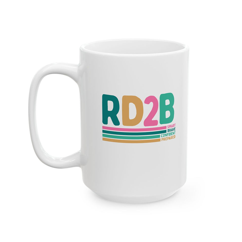 Thumbnail: RD2B Ceramic Mug, (11oz, 15oz)