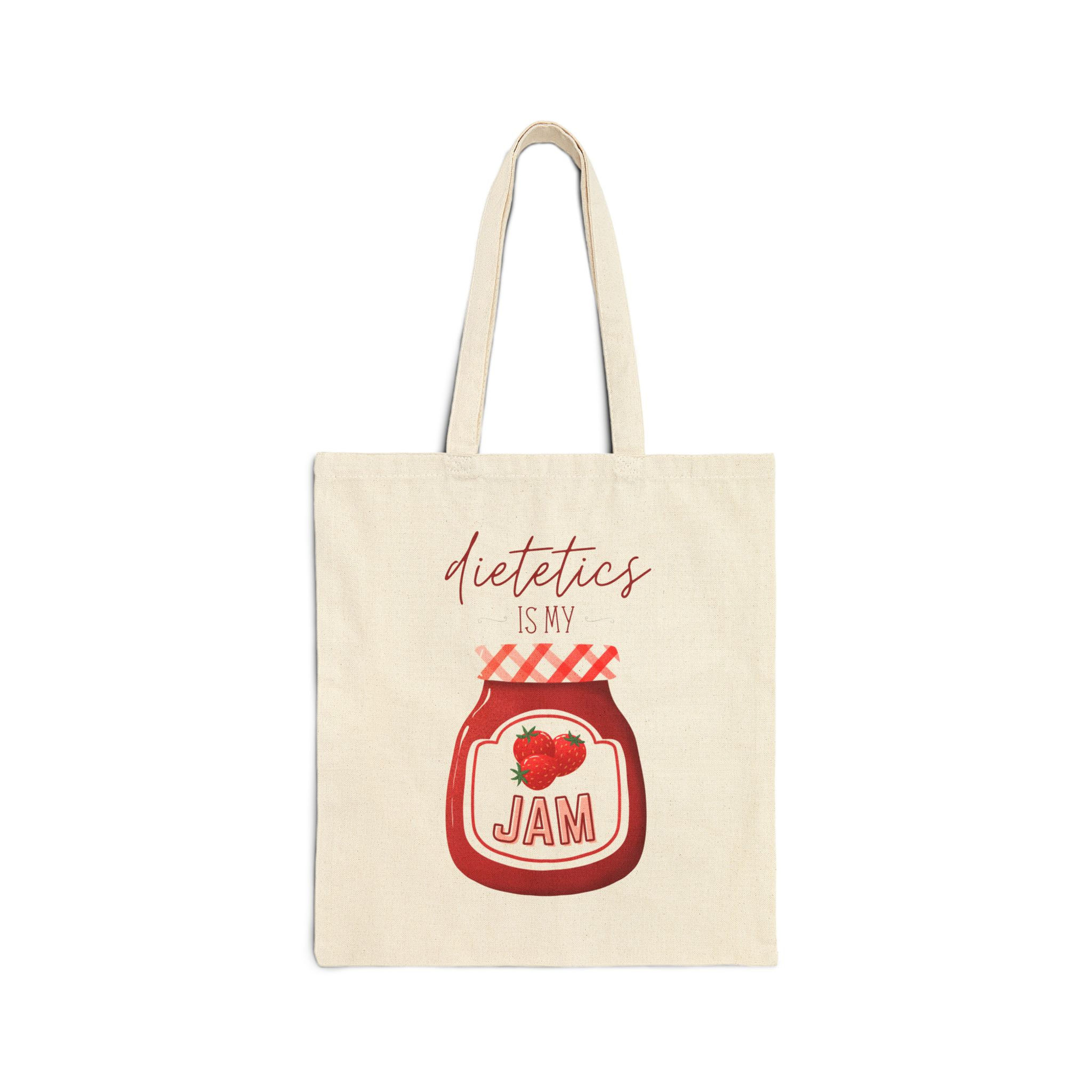 Dietetics is My Jam Canvas Tote Bag