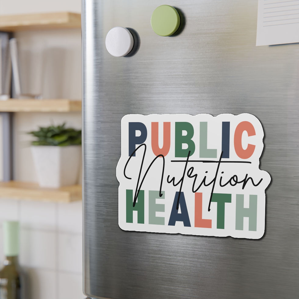 Thumbnail: Public Health Nutrition Die-Cut Magnet