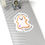 Thumbnail: Cute Ghost Dietitian Kiss-Cut Sticker