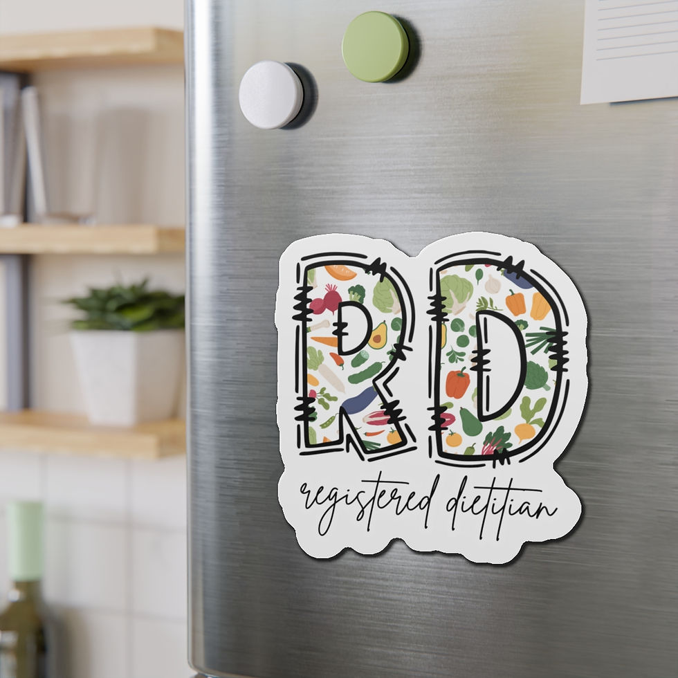 Thumbnail: Registered Dietitian Die-Cut Magnet