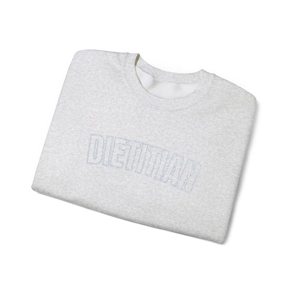 Thumbnail: Dietitian Embroidered Crewneck Sweatshirt Teal
