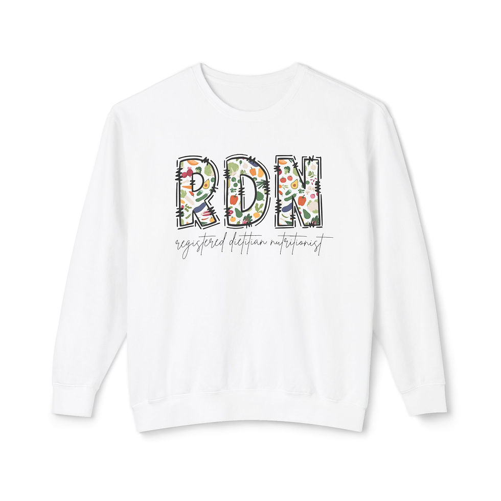 Registered Dietitian Nutritionist Crewneck Sweatshirt