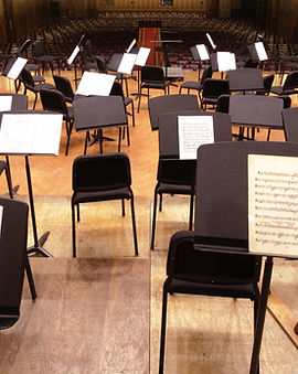 Empty Orchestra Stage