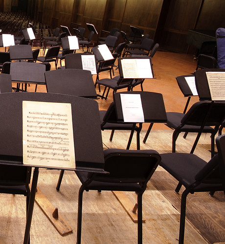 Empty Orchestra Stage