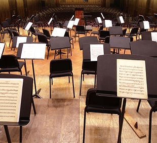 빈 오케스트라 무대