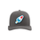 Thumbnail: USA Pop Hat - Charcoal & White